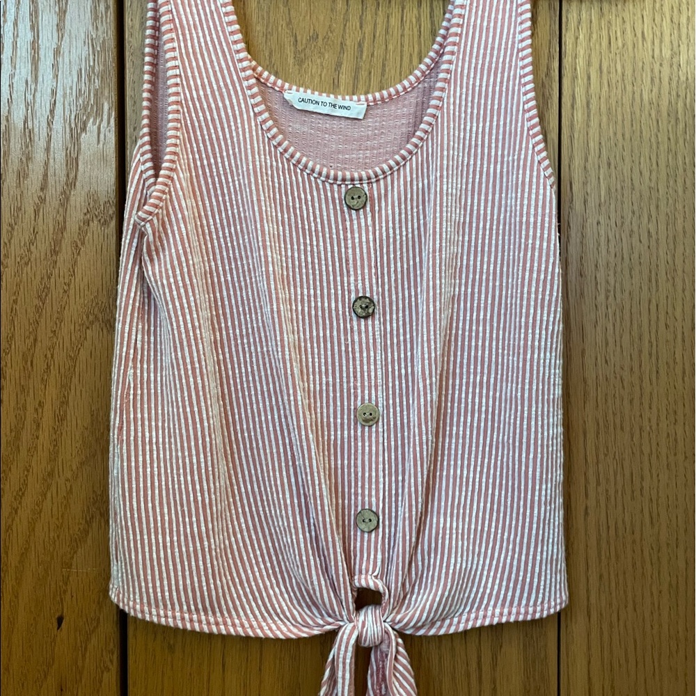 Striped Crop Tank